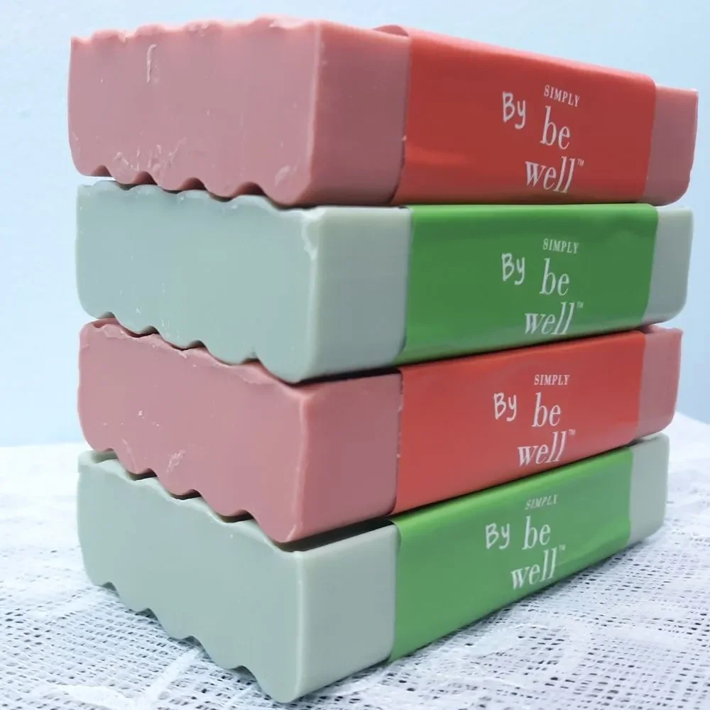 6 Goat Milk Bar Soap Clean Caprine Simply Be Well Jabara Fruit Papaya red green